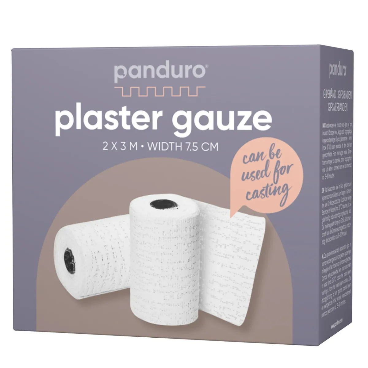 Panduro Hobby Gipsbindor 75 mm/3 m 2 st | Gips
