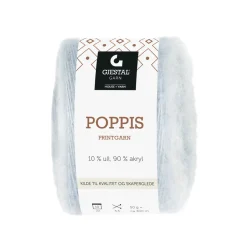 House of Yarn Gjestal Garn Poppis printgarn 50 g ljusblå – graderat garn | Blandgarner
