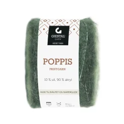 House of Yarn Gjestal Garn Poppis printgarn 50 g grön – graderat garn | Blandgarner