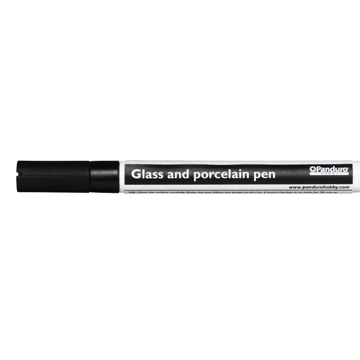 Panduro Hobby Glas & porslinspenna svart, 2 mm spets