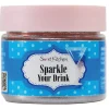 Sweet Kitchen Glitterpulver, ätbart glitter för dryck, blå 10 gram