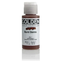 Golden Fluid Acrylics 30 ml - 2020 Burnt Sienna | Akrylfärger
