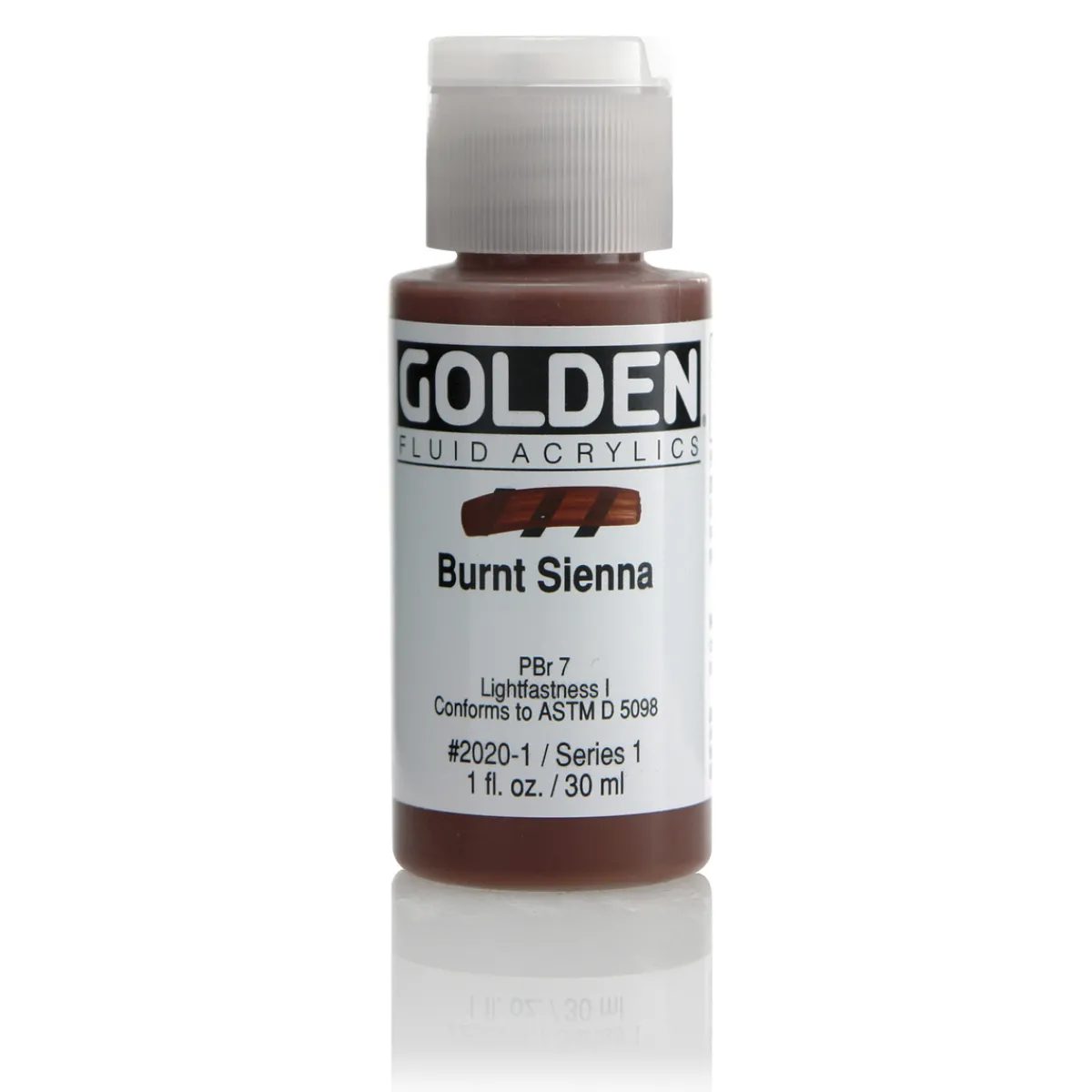 Golden Fluid Acrylics 30 ml - 2020 Burnt Sienna | Akrylfärger