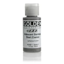 Golden Fluid Acrylics 30 ml - 2458 Iridescent Stainless Steel