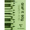 Clairefontaine GRAF'IT Skissblock A7 90g
