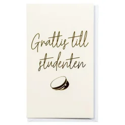 Barn Joker Gratulationskort studentkort "Grattis till studenten" 10×17 cm, inklusive vitt kuvert