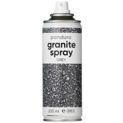 Panduro Hobby Grå granitspray 200 ml – ge föremål ett sken av sten