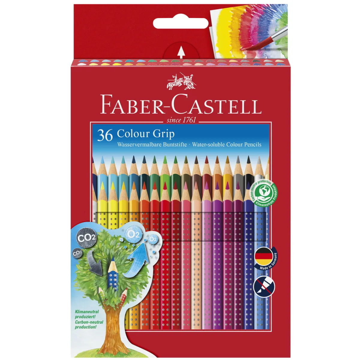 Barn Faber-Castell Grip Akvarell Färgpennor 12p