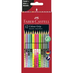Barn Faber-Castell Grip Akv Färgpennor Effekt 12p