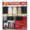 Gutermann Gütermann sytråd 10×100 m. 100% polyester, Basic