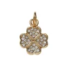 Panduro Jewellery Guldfärgat hänge charm fyrklöver 12×12 mm