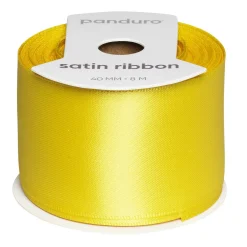 Panduro Hobby Gult satinband – 40 mm brett och 8 meter långt