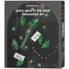 Panduro Hobby Halloween glow in the dark – 75 självlysande spindlar och 6 händer + spindelväv | Övrigt