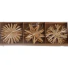 Hedlund Halmstjärnor hängen, julstjärnor av halm, Ø7 cm. 9 st. 3 av varje | Naturmaterial