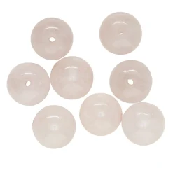 Panduro Jewellery Halvädelsten rosenkvarts Ø10 mm | Pärlor Av Halvädelsten & Natursten