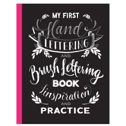 Panduro Design Hand & Brush Lettering övningsbok – lär dig rita & måla vackra bokstäver! | Böcker