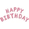 Barn Panduro Hobby Happy Birthday folieballonger, rosa – total bredd ca 270 cm