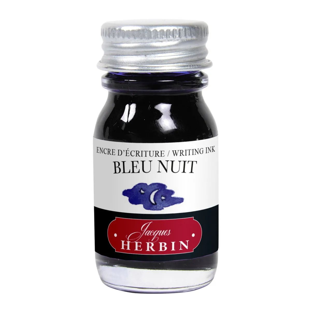 Herbin Fountain Ink 10 ml, bläck för reservoarpennor – blå / bleu nuit | Bläck & Tusch