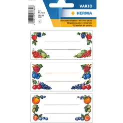 Herma Etikett Bär 76x35mm 12p | Pappersstickers