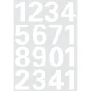 Herma Etikett nr 0-9 vit 25mm | Pappersstickers