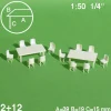 Hermoli bord+ 12st stolar 1:50