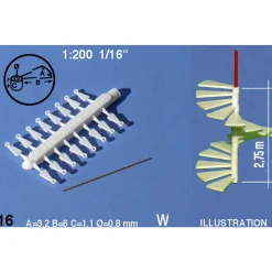 Hermoli spiraltrappsteg 1:200 | Övrigt