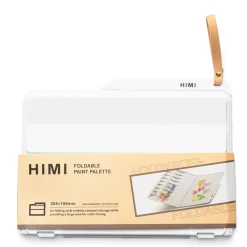 HIMI utfällbar lättviktspalett av plast, 25,5×19,5×1,2 cm