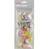 Panduro Hobby Hängen charms 28 st. i 5 olika söta, glittriga & färgglada designer | Barn Pärlor