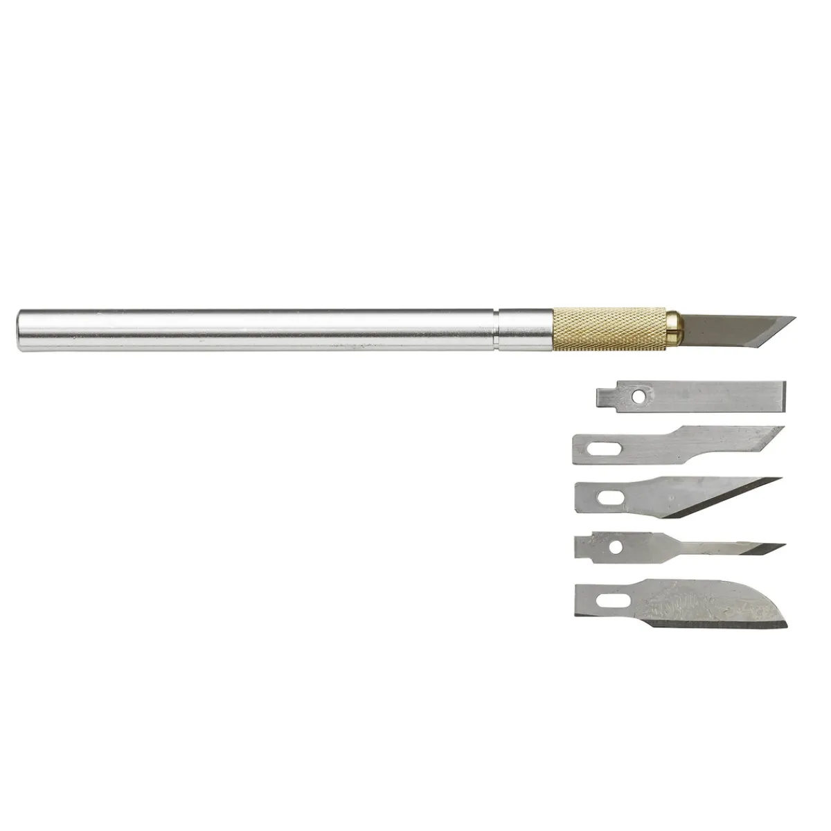 Panduro Hobby Hobbykniv metall 6 olika blad | Skärverktyg