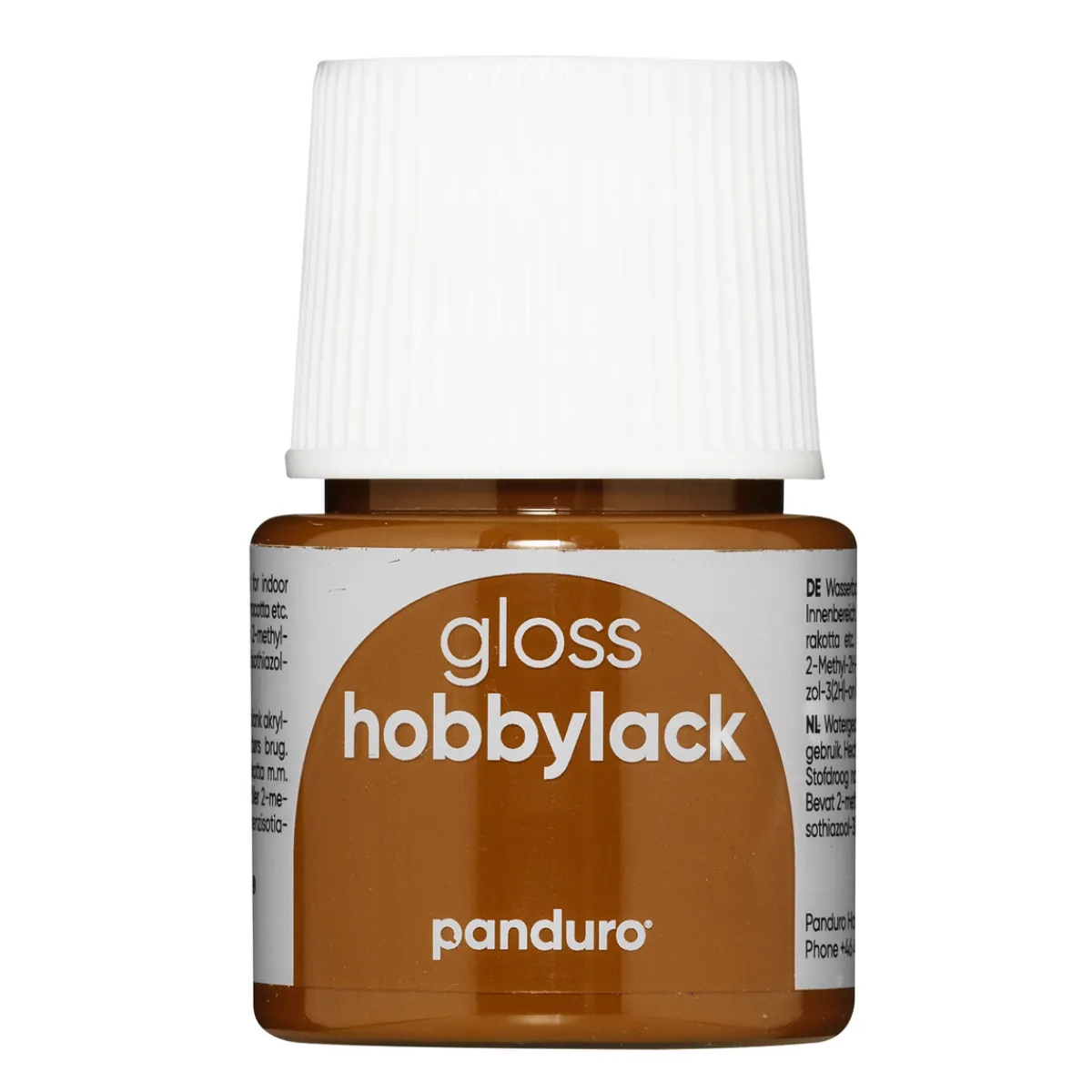 Panduro Hobbylack Hobbylack gloss 45ml lgt.brown | Hobbyfärger