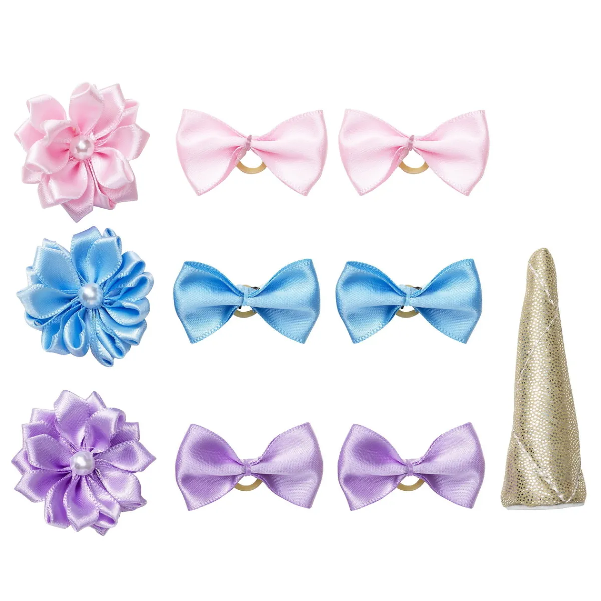 Barn Panduro Hobby Hobby Pony Unicorn kit – bli en enhörning! 6 rosetter, 3 blommor och 1 horn