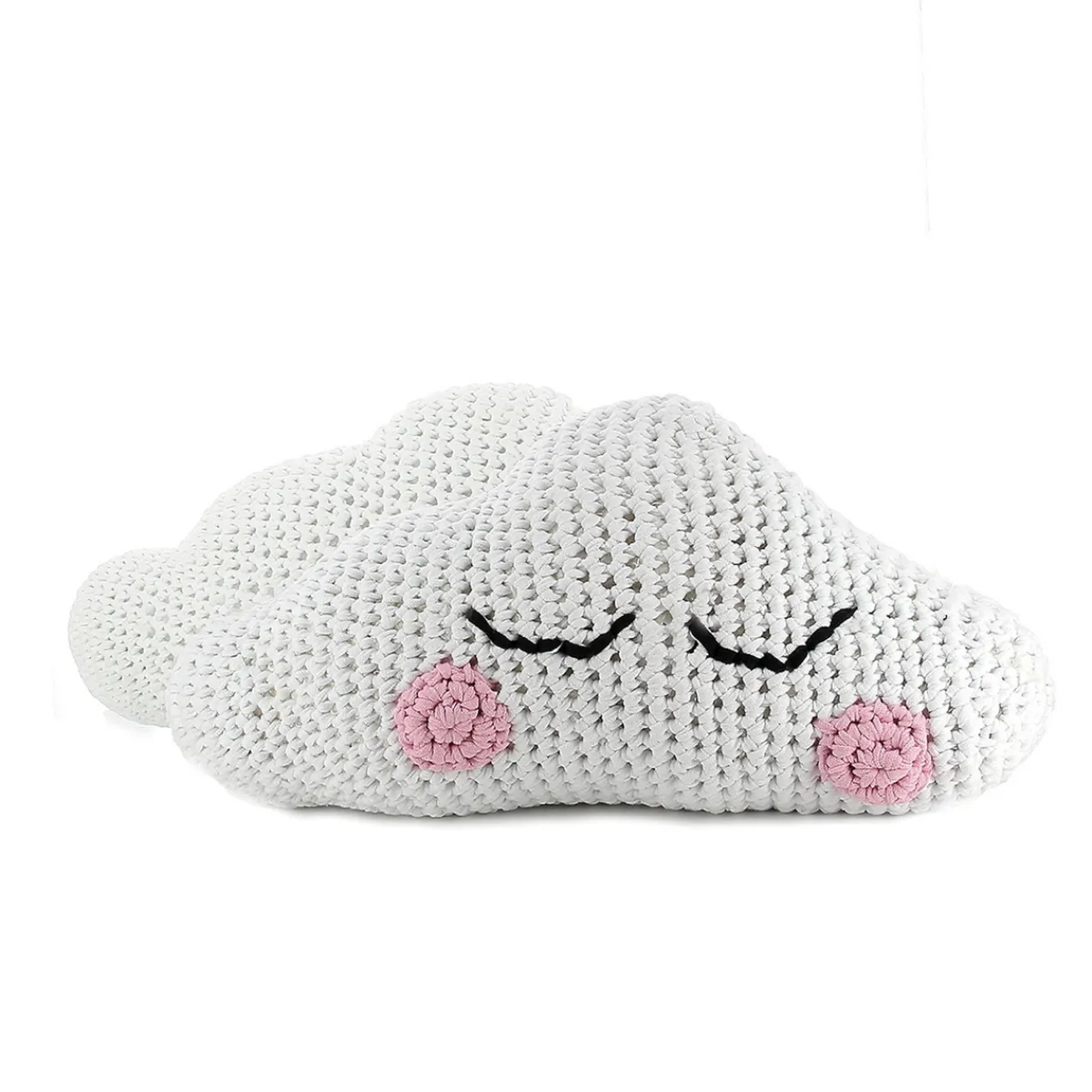 Hoooked Hooked DIY-kit Dream cloud, virka en söt liten molnkudde, 45×25 cm | Materialsatser
