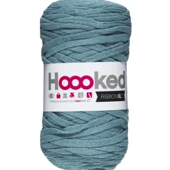Hoooked Hooked Ribbon XL garn 250g turkosgrön – RXLSP9 Emerald splash