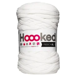 Hoooked Hooked Ribbon XL garn 250g vit – RXL28 White