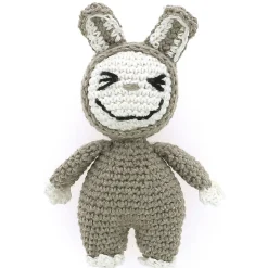 Hoooked DIY-kit My Boo Taupe – virka ett sött litet vitt & brunt monster! | Materialsatser