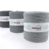 Hoooked Zpagetti Medium trikågarn 900 g grå – Grey Shades ZP005-12, pris per styck | Bomullsgarn