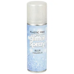 Barn Joker Hårspray glitter blå 100 ml – blinga håret till fest, maskerad och utklädnad!