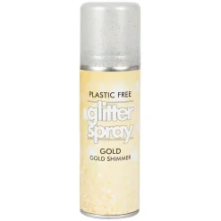 Joker Hårspray glitter guld 100 ml – blinga håret till fest, maskerad och utklädnad! | Barn Hårfärg