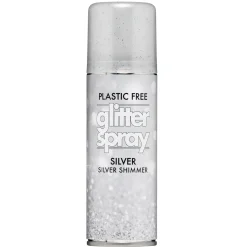 Joker Hårspray glitter silver 100 ml – blinga håret till fest, maskerad och utklädnad! | Barn Hårfärg