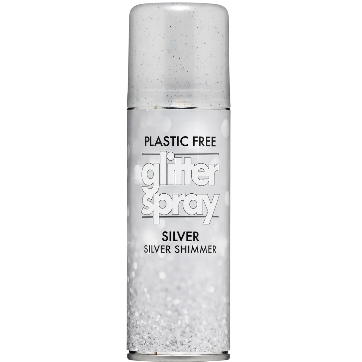 Joker Hårspray glitter silver 100 ml – blinga håret till fest, maskerad och utklädnad! | Barn Hårfärg