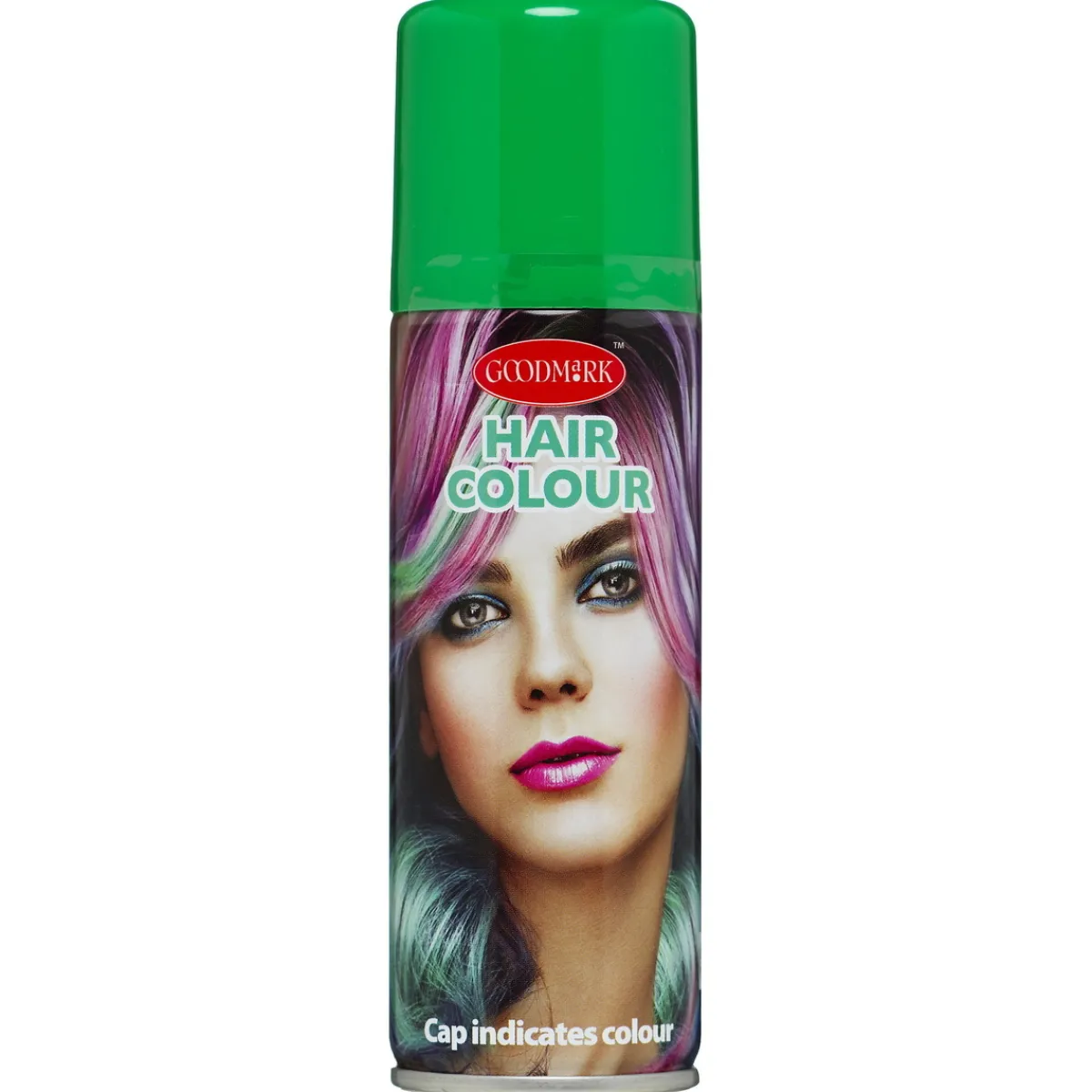 Barn Joker Hårspray grön 125 ml – färga håret till fest, maskerad och utklädnad!