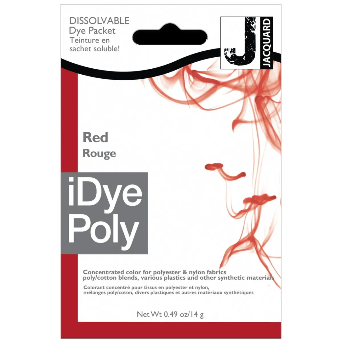 JACQUARD iDye Poly textilfärg för syntetmaterial, Red 449 | Textilfärger