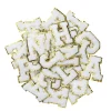 Panduro Hobby Iron-On bokstäver, vita med guldglitter, 40 st. A–Z, längd 6 cm | Iron-Ons