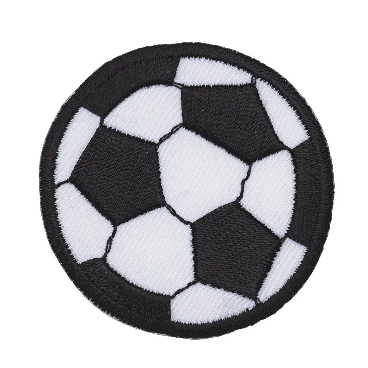 Panduro Hobby Iron-on tygmärke fotboll, Ø 50 mm