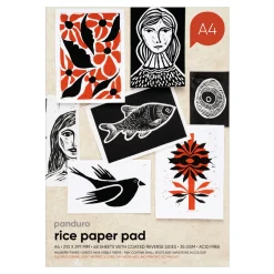 Panduro Hobby Japanpapper block A4 (210×297 mm), 48 ark, 35 g/m² | Block