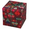 Panduro Design Julpapper 10 meters rulle, 57 cm bred – grafiskt mönster med klassisk jul | Present- & Julklappspapper