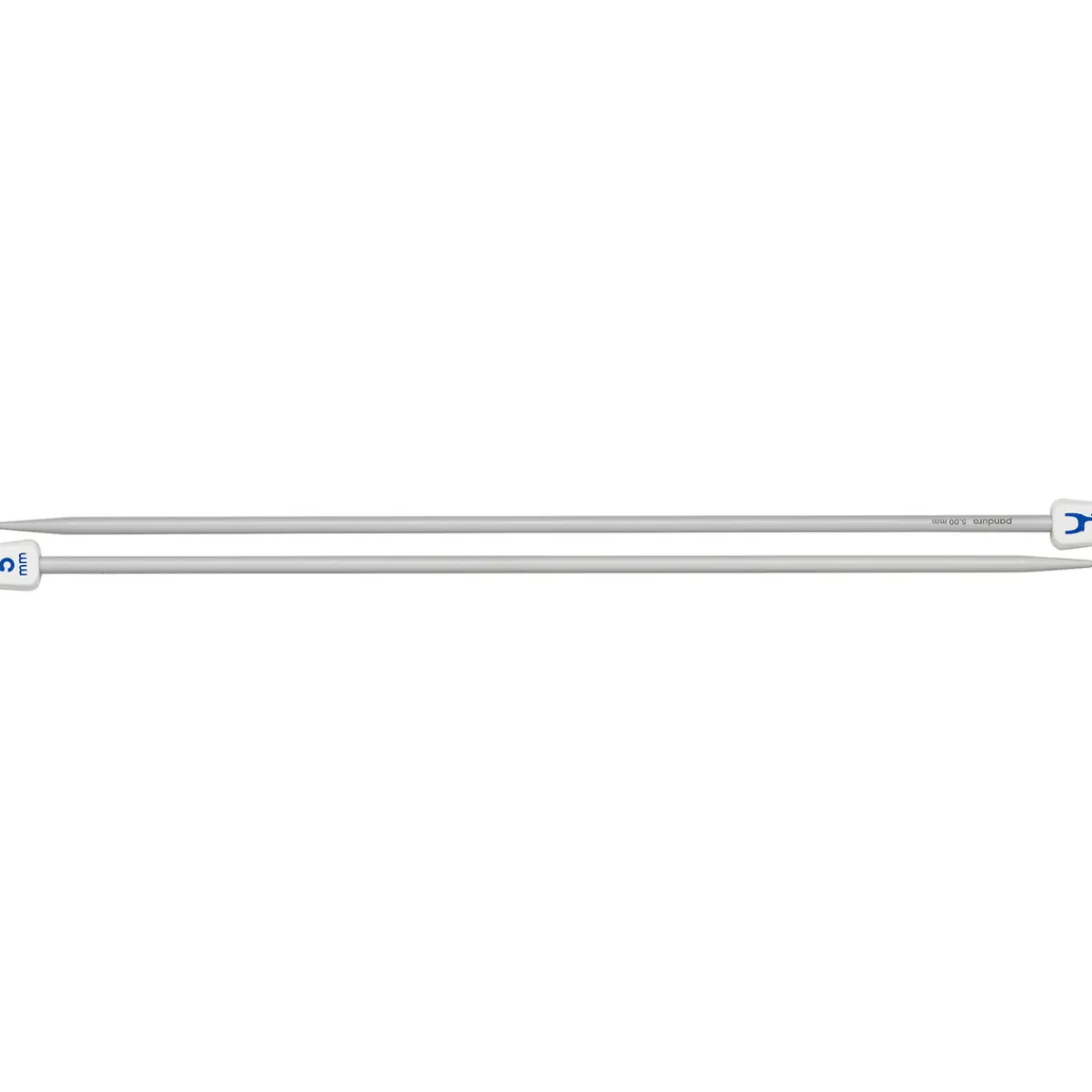 Pony yarn accessories Jumperstickor, längd 30 cm Ø5,0 mm – aluminium