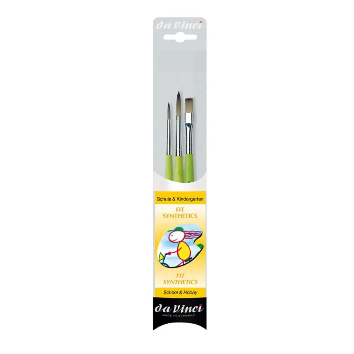 Barn Da Vinci Juniorpenslar Allround Set 3st