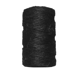 Panduro Hobby Jutesnöre 60m/6-trådig Svart | Natursnören