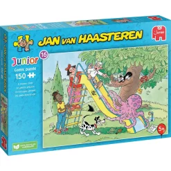 Barn Jan Van Haasteren JvH Junior Pussel Slippery Slide – 150 bitars barnpussel av , 33,5×48,5 cm